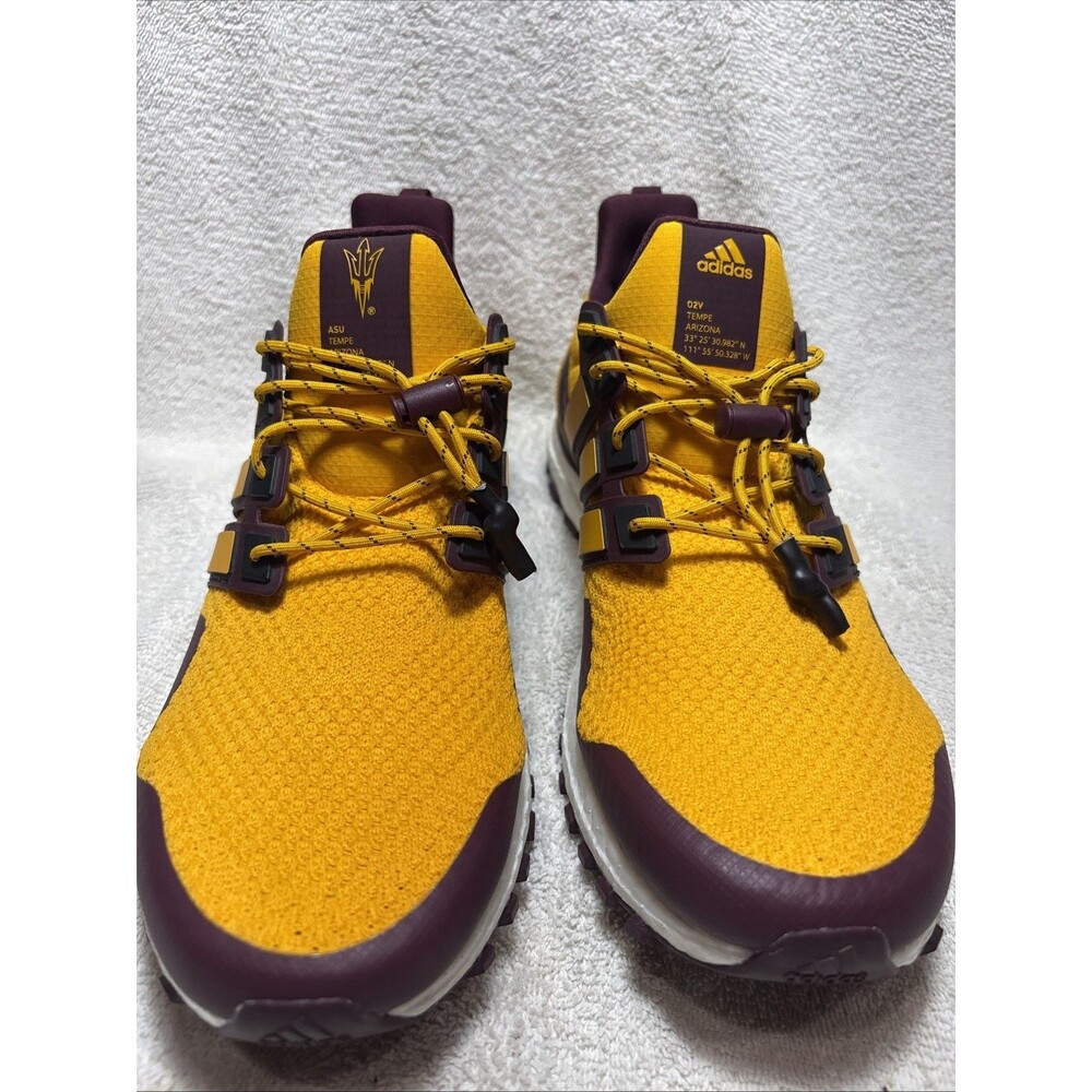 adidas Ultraboost 1.0 Arizona State ASU Sun Devils IG5869 Mens 11.5 Gold Maroon